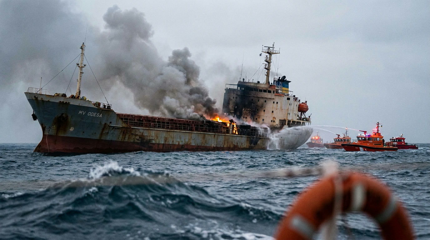 Russian Drones Strike Chinese Ship Before Putin Beijing Summit